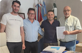 Firma de convenio con San Agustín